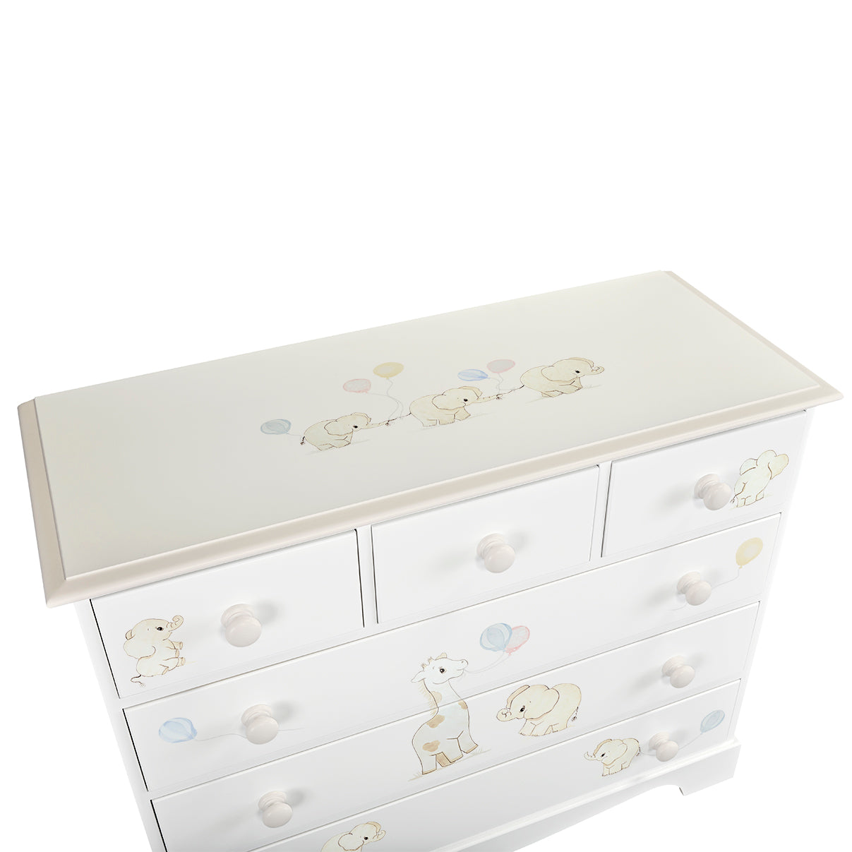 Playful Elephants with Soft Jute Trim