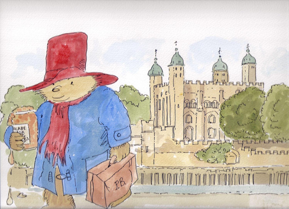 Favourite book characters in nursery design: Paddington Bear Bedroom & Nursery Artwork