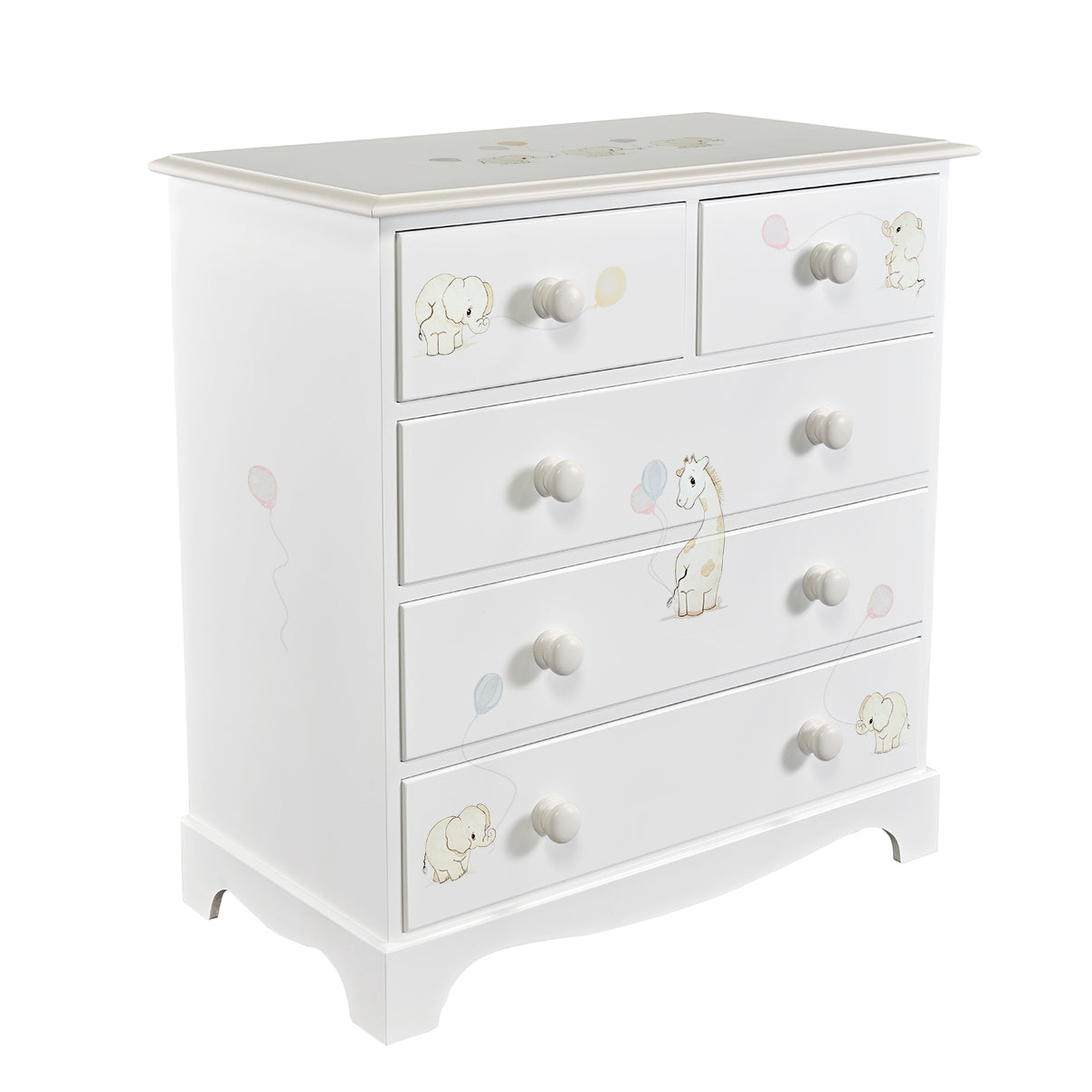 Playful Elephants with Soft Jute Trim