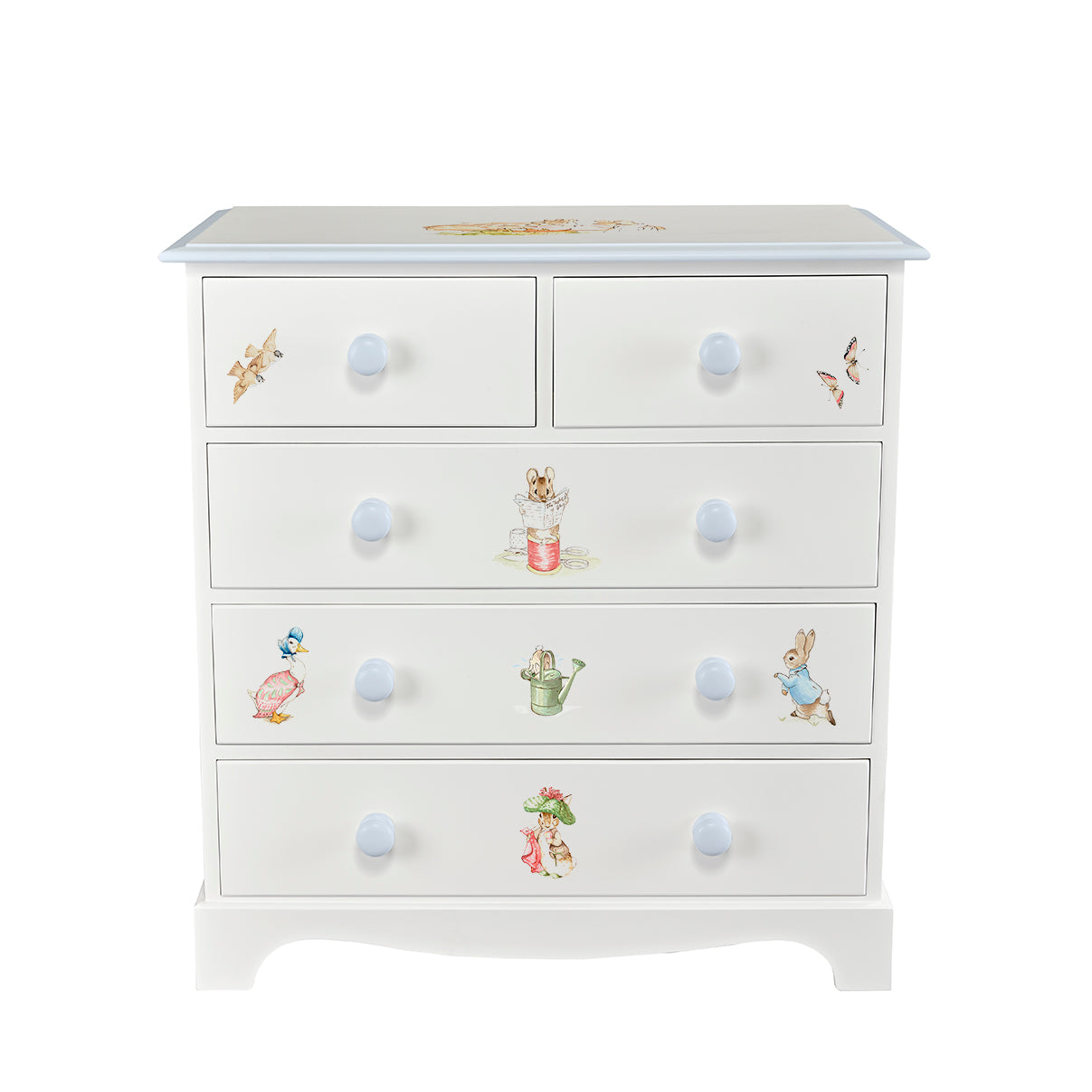 Beatrix Potter with Blissful Blue Trim